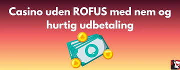 Casino uden ROFUS i Danmark Oplev mulighederne